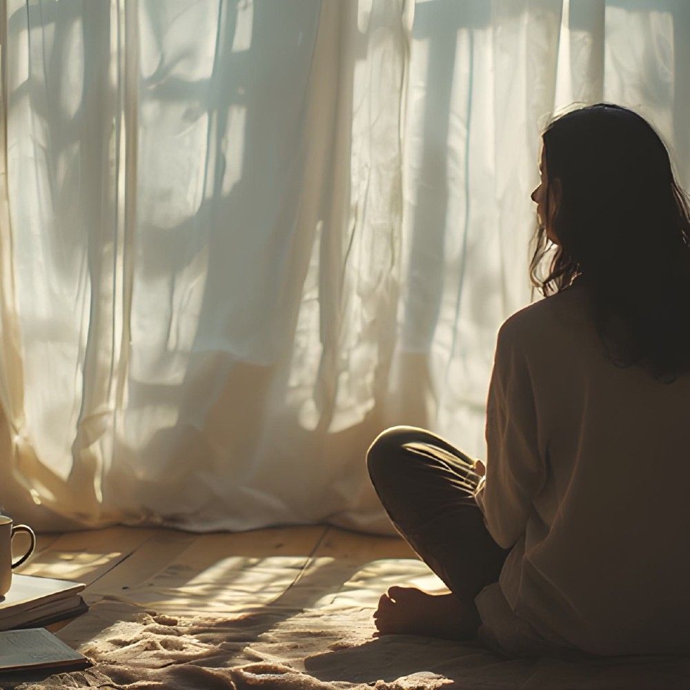 Glowing shield with an upward-trending bar graph in the center, surrounded by digital light rays and abstract technology icons, symbolizing cybersecurity and financial growth.